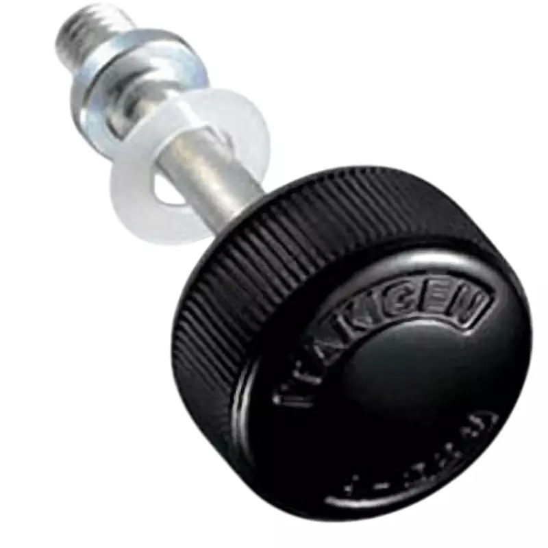 TAKIGEN Large Knurled Knob (Under Neck L38 / M8), A-226-3-Black
