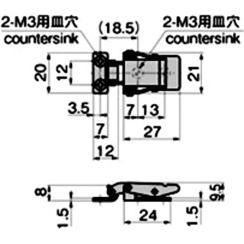 takigen-spring-catch-nickel-plating-49n-c-526