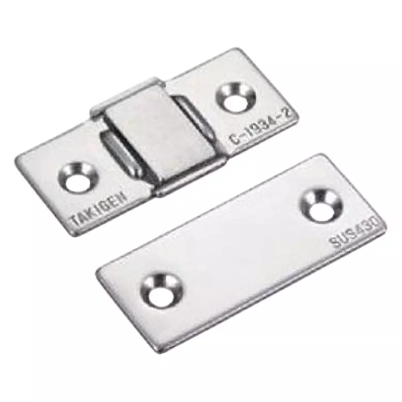 TAKIGEN Thin Magnetic Catch 26N Attracting Force 1.5 mm Thickness 17 g, C-1934-2