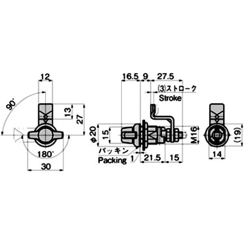 TAKIGEN Fastening Fastener, C-174-S