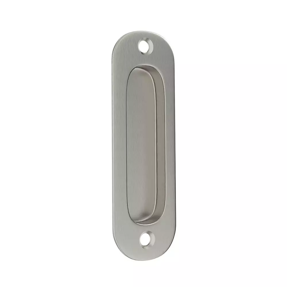 AIDO XL-C 3014A Satin Chrome Finish Oval Flush Pull