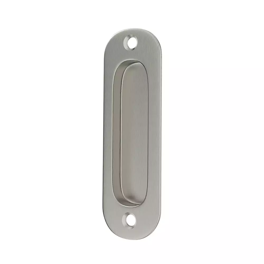 AIDO XL-C 3014A Satin Chrome Finish Oval Flush Pull