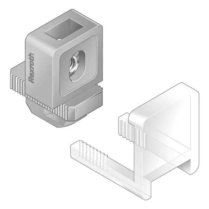 Bosch Rexroth PP Variofix Block, MGE, 10 mm Slot, 30 mm, 40 mm, 45 mm, 50 mm, 60 mm Strut Profile, 3842548834