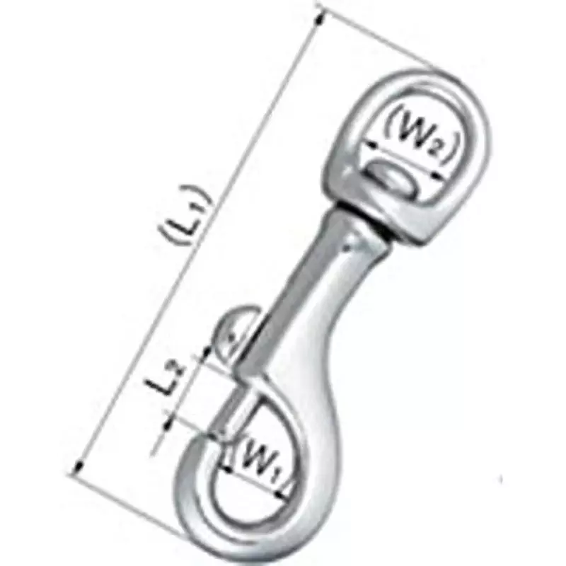 TAKIGEN Spring Hook 77 mm Length, B-58-10 (Spring Hook No. 10)