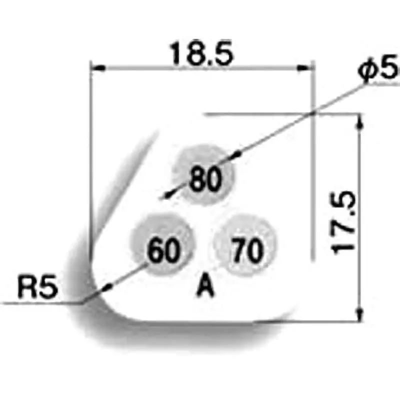 TAKIGEN Thermo Seal Triangular Type ±2°C for Switchboard/Electronic Equipment, C-982-S-H