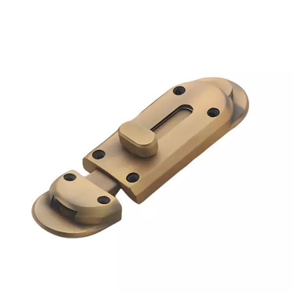 Altitude Baby Latch Standard Size Metal Body AB Finish for Sliding Doors, Wardrobes, Cabinets, BB-004