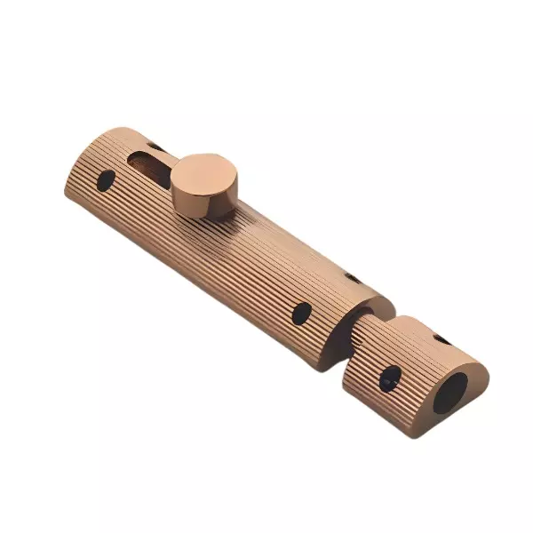 Altitude Baby Latch Size 4 inch (101.6 mm) Metal Body PVD R.Gold Finish for Homes, Offices & Industrial Settings, BB-007