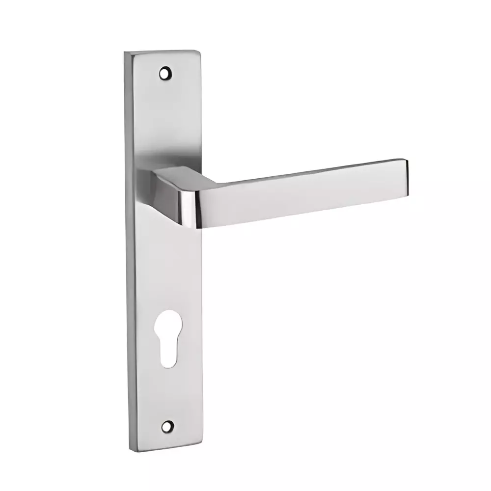 GEZE Plate Size 8 inch (20.32 cm), Lock Hole Centre 48 mm, SS Finish Stainless Steel 304 Body, 8116424