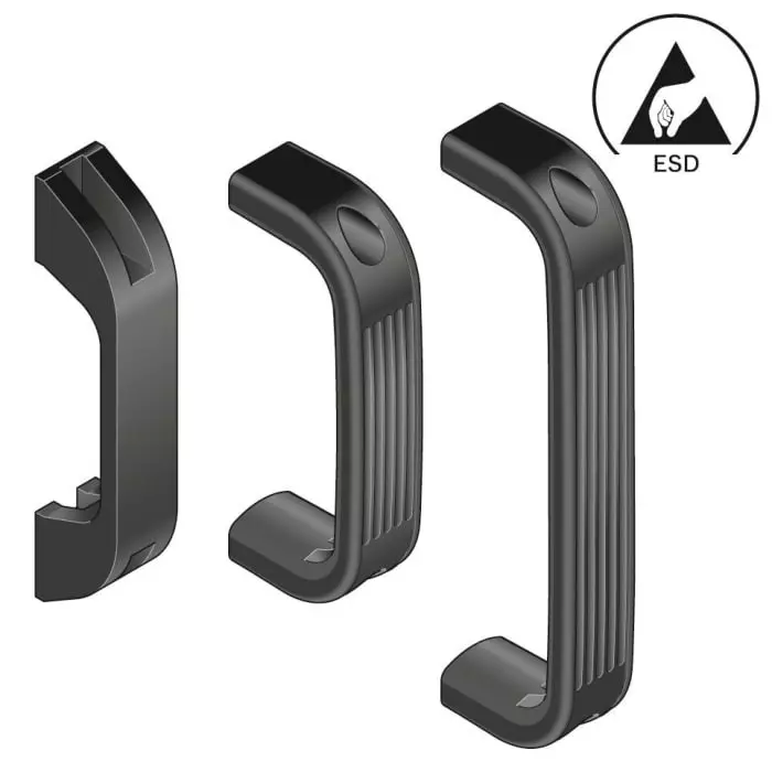 Bosch Rexroth PA Door Handle, 8 mm, 10 mm Slot, 26 mm, 58 mm, 195 mm Strut Profile, 3842554720