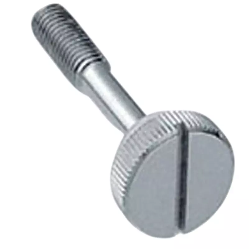 TAKIGEN Foot Length Knurl Knob Round Mirror Buff Polishing 38 g, A-1176-11