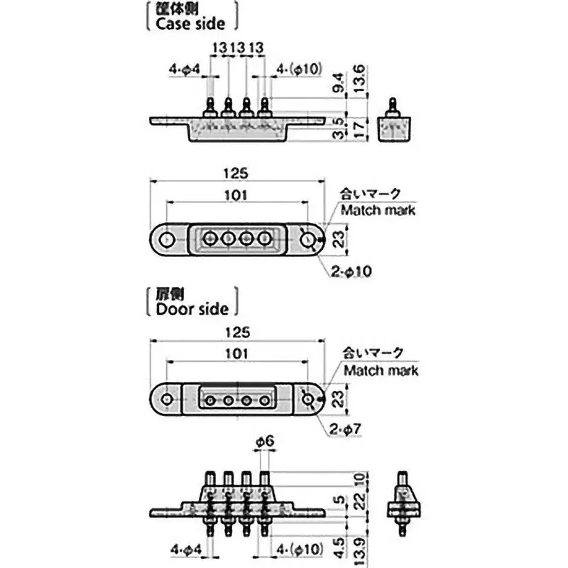 takigen-door-connector-polyamide-30-m-or-less-contact-resistance-le-137