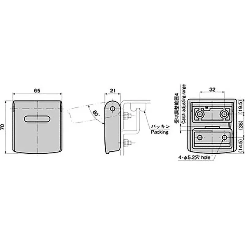 takigen-wave-latch-polyamide-66-cp-326