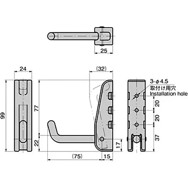 takigen-stainless-steel-ev-cable-hook-c-1449