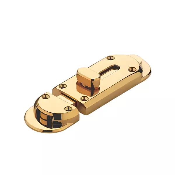 Altitude Baby Latch Standard Size Metal Body PVD Gold Finish for Sliding Doors, Wardrobes, Cabinets, BB-004