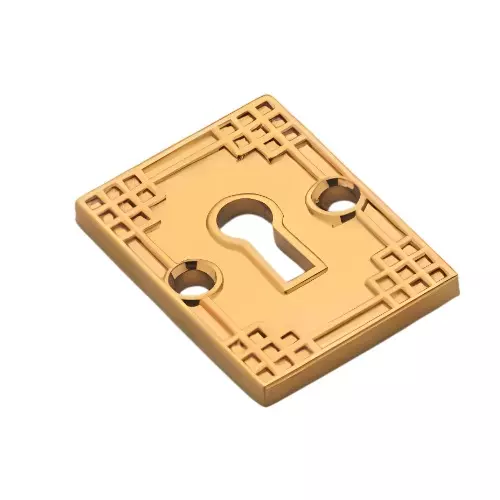 Altitude Key Hole Standard Size Metal Body PVD Gold Finish for Sliding Doors, Wardrobes, Cabinets, 7003
