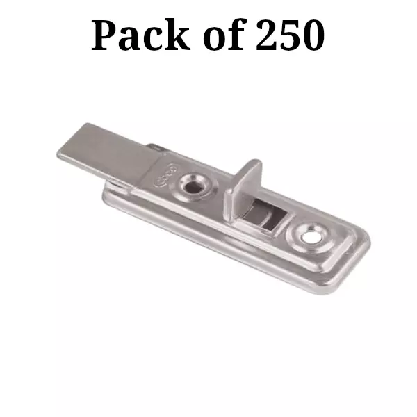 Ebco Cupboard Latch Straight Type, SS Finish, Size 56 mm and Stainless Steel 304 Body, LS-56-SS (Pack of 250)