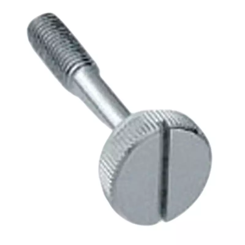 TAKIGEN Foot Length Knurl Knob Round Mirror Buff Polishing 19 g, A-1176-49