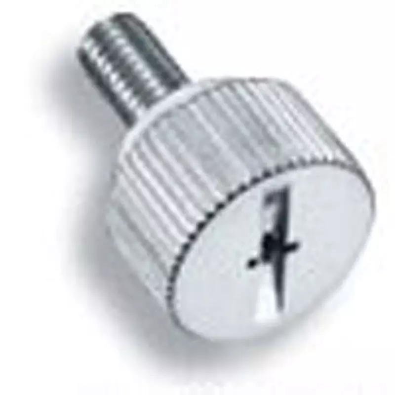 TAKIGEN Knurled Knob with Cross Hole Mirror Buff Polishing, A-1176-SP-5