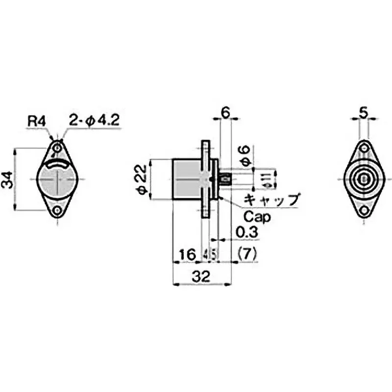 TAKIGEN Rotary Damper Polyacetal 20 g, BP-885-2L