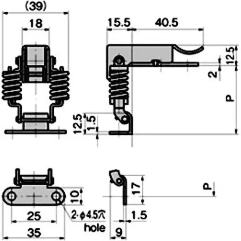 takigen-stainless-steel-corner-catch-clip-c-1136-b