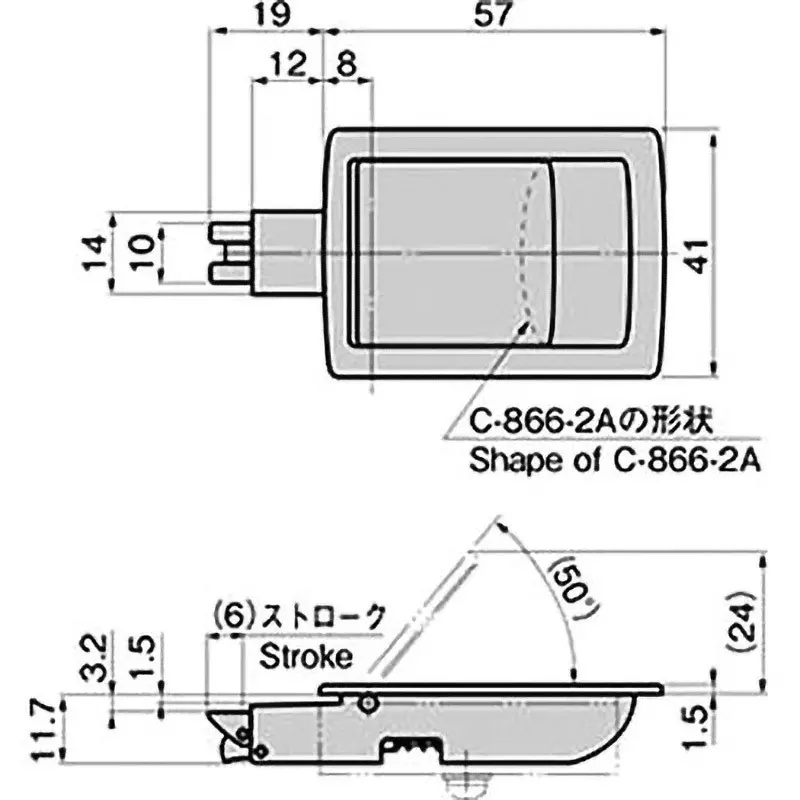 takigen-plane-latch-aluminum-alloy-satin-like-silver-metallic-paint-c-866-2a