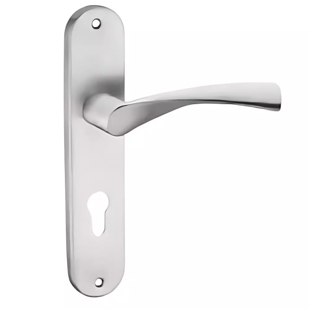 GEZE Plate Size 10 inch (25.4 cm), Lock Hole Centre 85 mm, SS Finish Stainless Steel 304 Body, 8116426