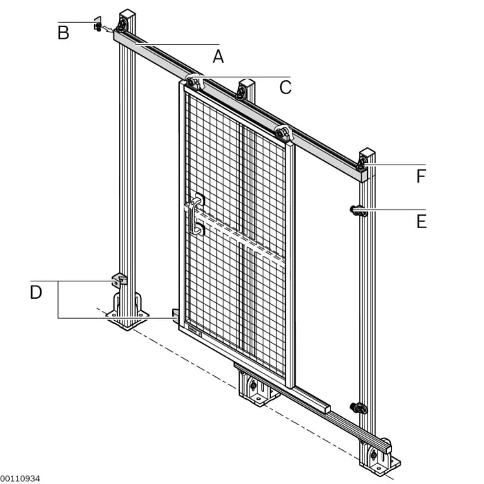 Bosch Rexroth Galvanised Steel Panel, 3842524490