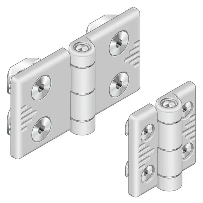 Bosch Rexroth Door Hinge, 8 mm, 10 mm Slot, 45 mm Strut Profile, 3842544529