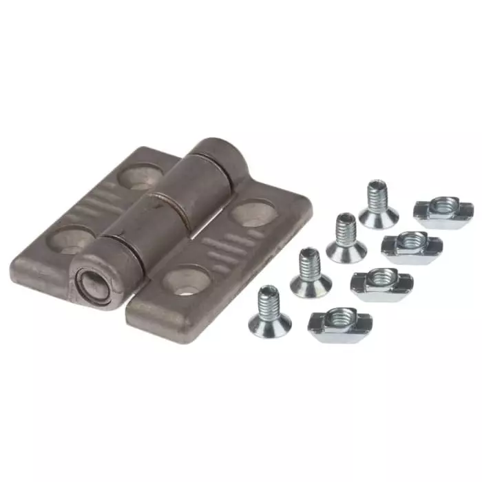 Bosch Rexroth Aluminium, Die Cast Aluminium Door Hinge, MGE, 6 mm Slot, 20 mm Strut Profile, 3842544525