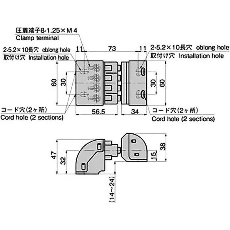 takigen-door-connector-polycarbonate-30-m-or-less-contact-resistance-le-127