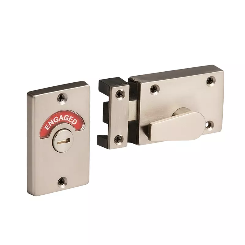 AIDO XL-C Baby Latch with Indicator SS Polished Finish for Doors, XL-C 3096