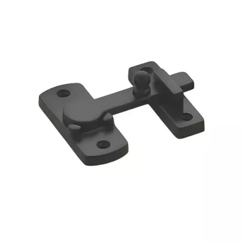 Altitude Baby Latch Standard Size Metal Body Black Finish for Sliding Doors, Wardrobes, Cabinets, BB-005