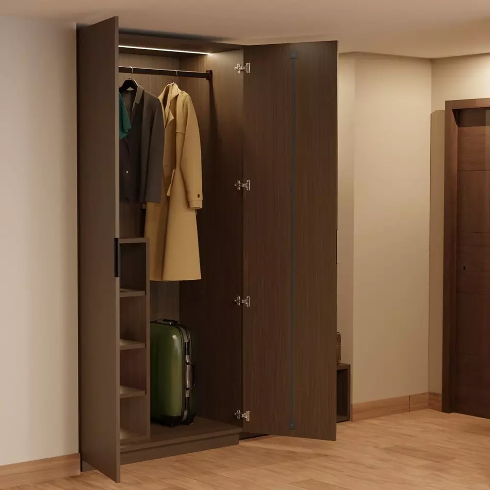 Ebco Door Stiffener Concealed Grey Finish and Size 190 cm for Various Shutter Size, DSTF4-19