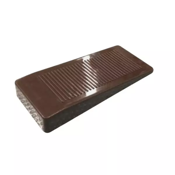 Ebco Door Wedge Brown Finish, Size 98x40 mm for Stopping the Door in Front and Back Position, DW2