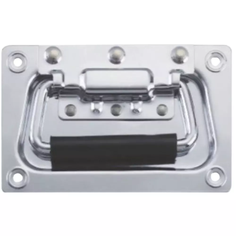 Le CAM Outer Handle Mild Steel Silver For Flight Case, HAN 002