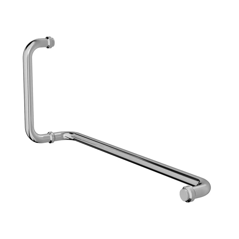 AIDO XL-C 8021A SS Polished Chrome Towel Rod with Handle (458x205x19 mm)
