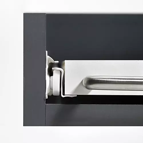 Hettich Drawer Runners with Stop Control FR 302 Galvanised Steel White 20 Kg Load Capacity, 450 mm, 1083320