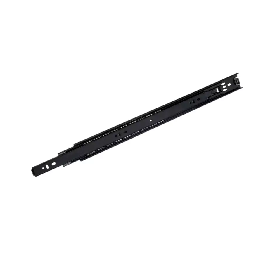 Harrison Ball Bearing Slide 45 Kg Capacity Black Hq Cold Rolled Steel 250 mm for Doors & Drawers Use, 0731