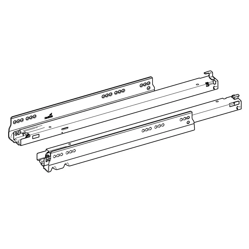 Hettich Actro You Drawer Runner AvanTech YOU Steel Left Side 40 Kg Load Capacity, 450 mm, 9318177