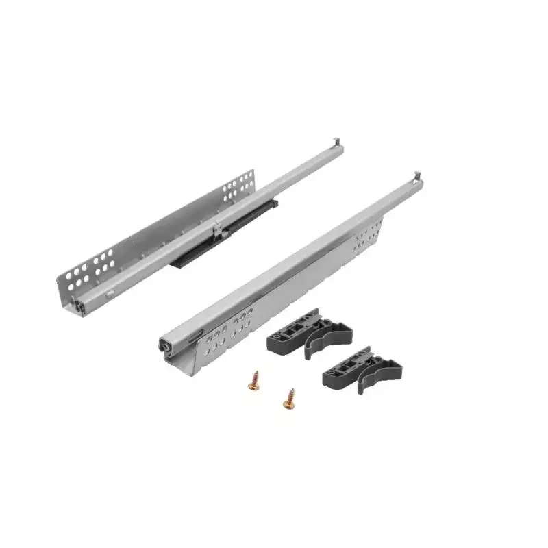 OZONE Undermount Partial Extension Slides Partial Extension 550 mm Zinc Finish, OE-UMS-SC-PE 550MM-22" ZINC