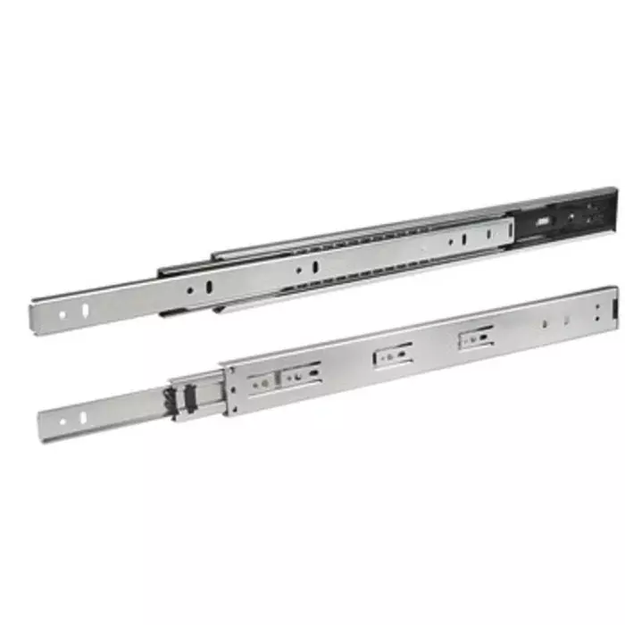Hafele Full Extension Steel Ball Bearing Runners 45 Kg Load Capacity Black Finish Size 600 mm, 422.58.087 (Each 1 Pair)