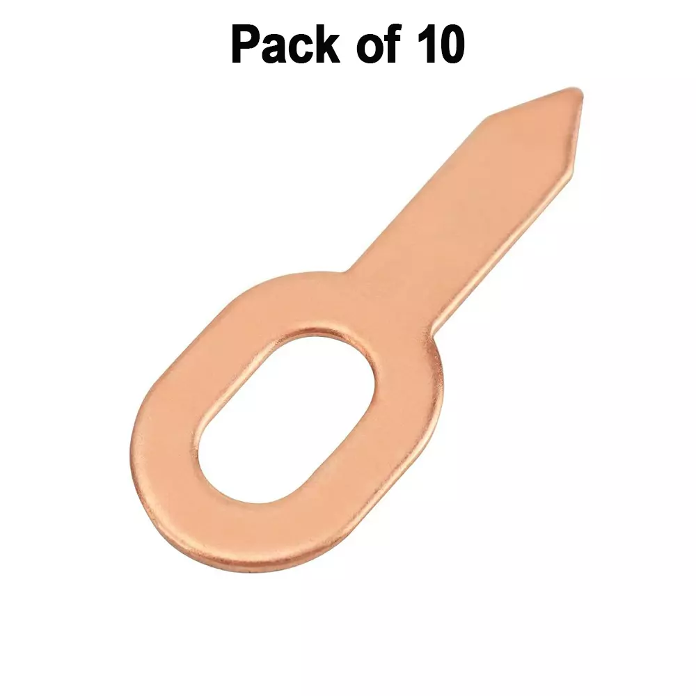 age-tech-dent-pullar-washer-straight-shape-copper-coating-stainless-steel-for-industrial-mechanical-maintenance-pack-of-10-pcs