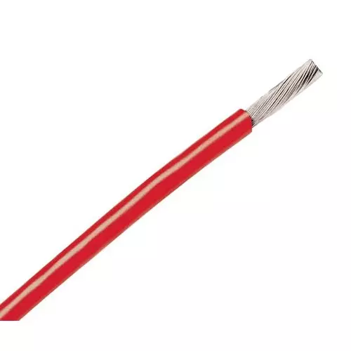 ALPHA WIRE Hook Up Wire WIRE, RED, 14AWG, 19/27AWG, 30.5M, 5859 RD005