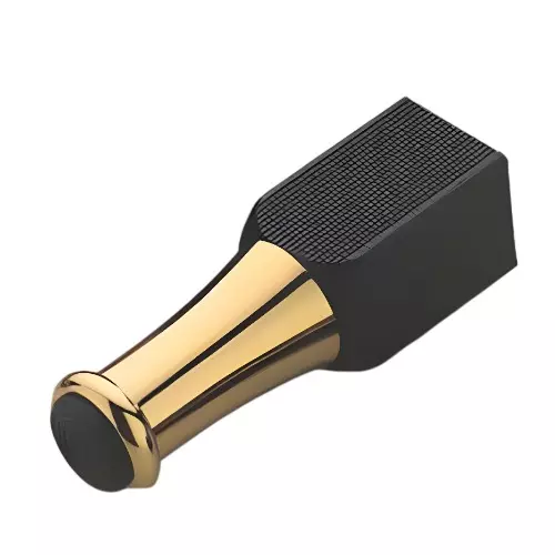 Altitude Sofa Leg Size 6 inch (152.4 mm) Metal Body PVD Gold/Black Finish for Setting Proper Height of Furniture, R-90