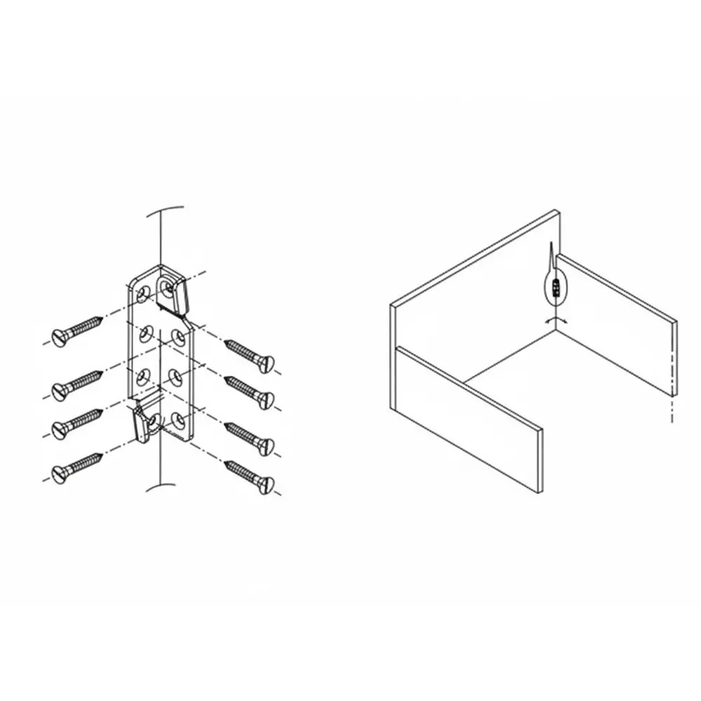 ebco-bed-clamp-zinc-yellow-finish-size-150-mm-load-capacity-1200-kg-per-set-bc6-set-of-8