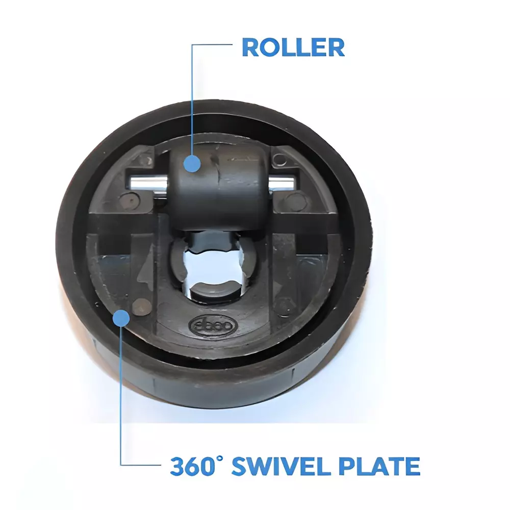 ebco-pedestal-castor-recessed-black-finish-size-60-mm-for-furniture-pcr60-set-of-4