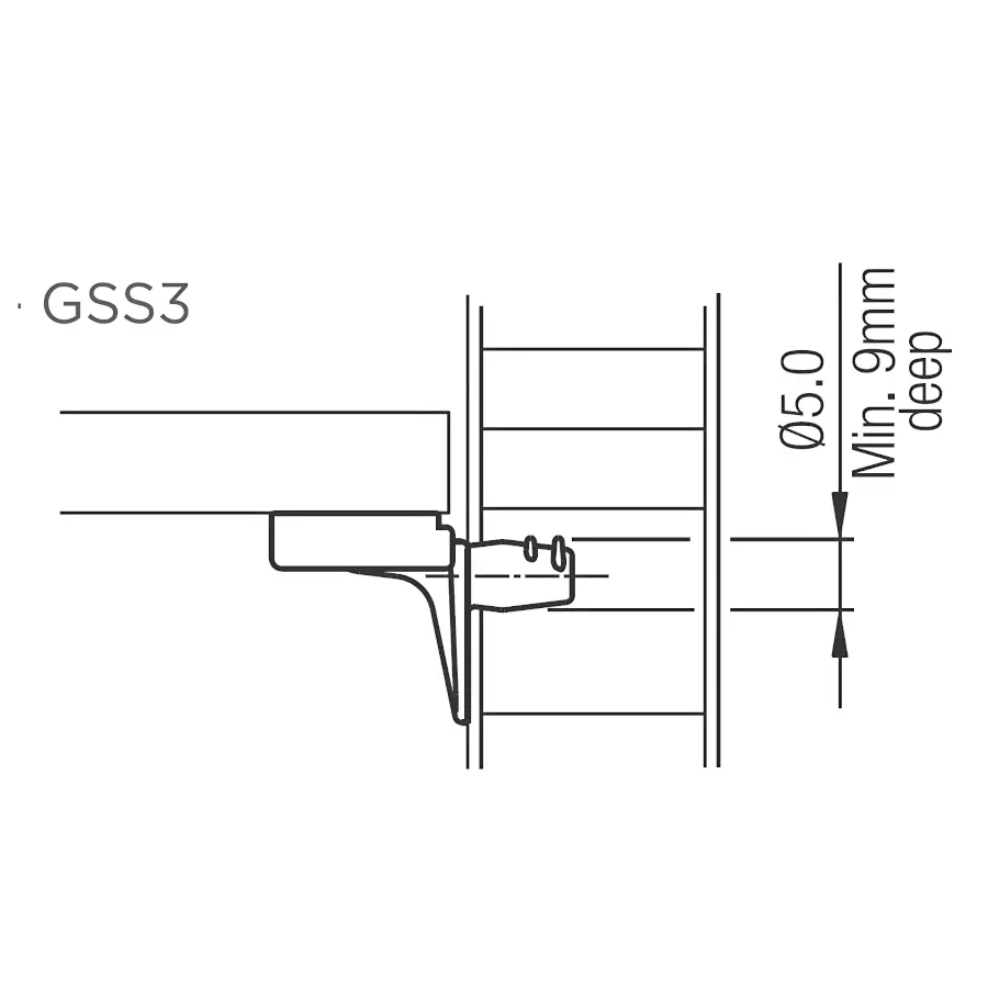 ebco-glass-shelf-support-1-lug-nickel-plated-finish-and-10-kg-per-piece-load-capacity-gss3-pack-of-1000