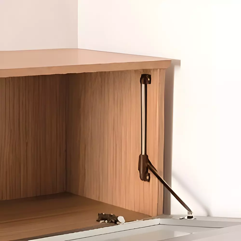 Ebco Flap Stay Brown Finish, Size Large 230 mm and 12 Kg Load Capacity, FPS2 (Set of 2)