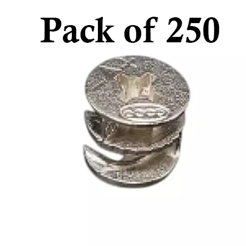 Ebco Minifix Housing Nickel Plated Finish, Diameter 15 mm and Height 13.8 mm, MF18-I-N (Pack of 250)