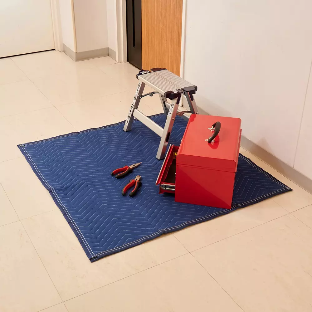 MonotaRO Floor Protection Moving Blanket With Anti-Slip, 85212104